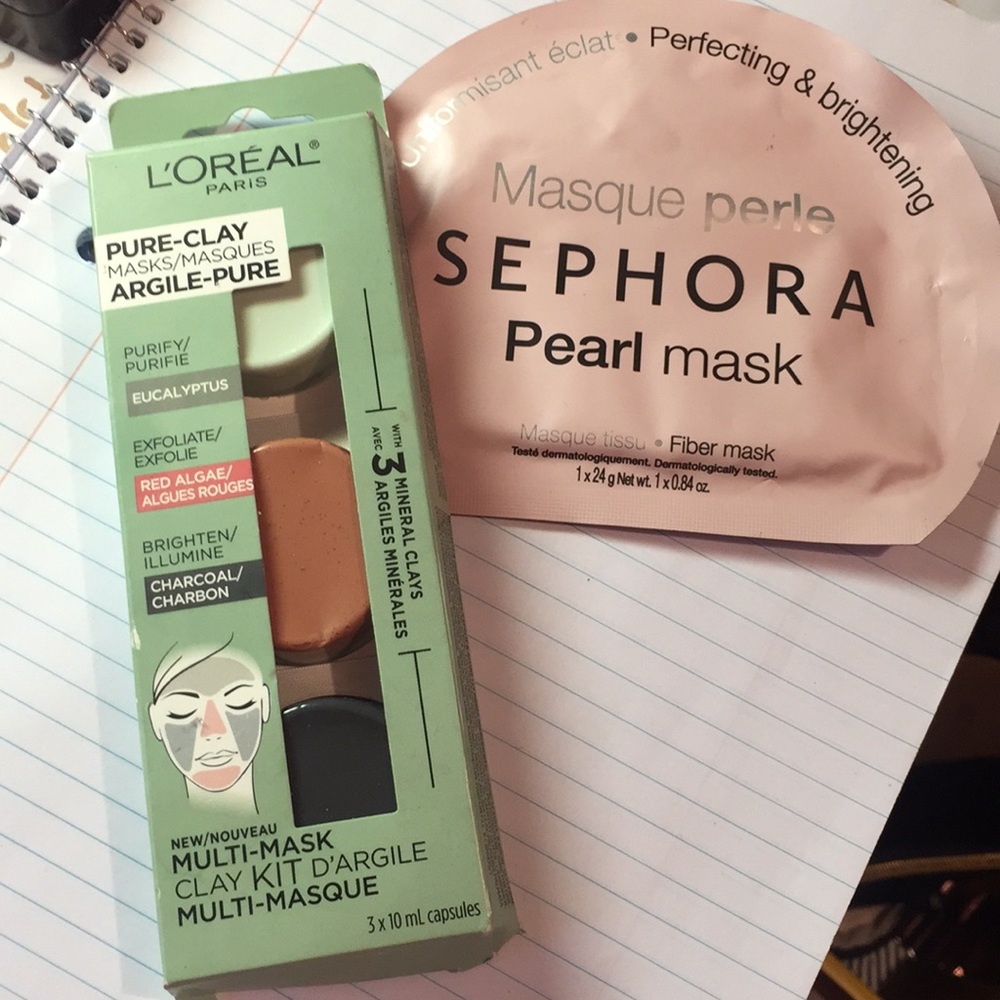 Sephora and L’Oréal mask!